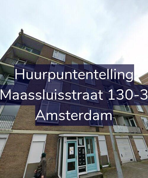 Foto gevel Huurpuntentelling voor Maassluisstraat 130-3, Amsterdam