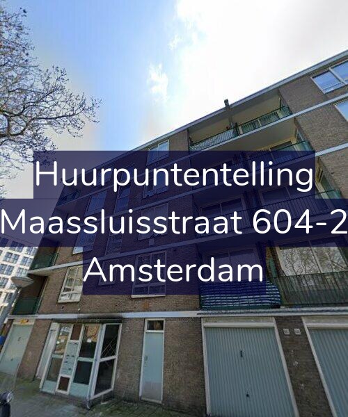 Foto gevel Huurpuntentelling voor Maassluisstraat 604-2, Amsterdam