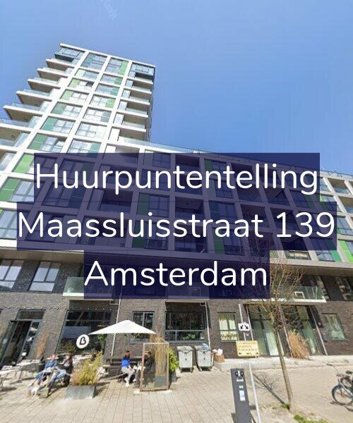 Foto gevel Huurpuntentelling voor Maassluisstraat 139, Amsterdam