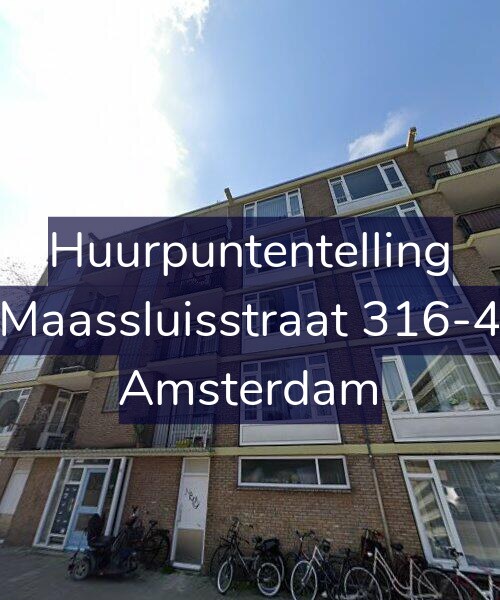 Foto gevel Huurpuntentelling voor Maassluisstraat 316-4, Amsterdam