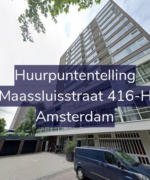 Foto gevel Huurpuntentelling voor Maassluisstraat 416-H, Amsterdam