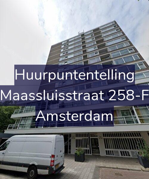 Foto gevel Huurpuntentelling voor Maassluisstraat 258-F, Amsterdam