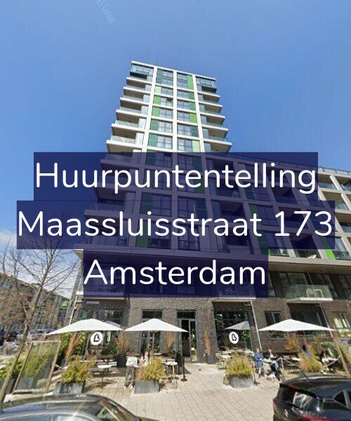 Foto gevel Huurpuntentelling voor Maassluisstraat 173, Amsterdam