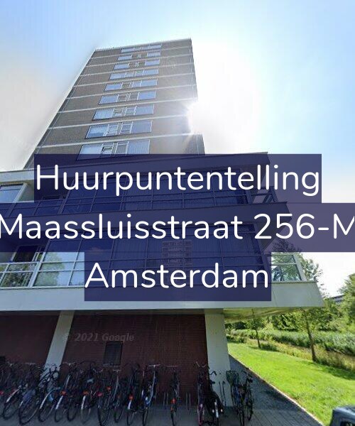 Foto gevel Huurpuntentelling voor Maassluisstraat 256-M, Amsterdam