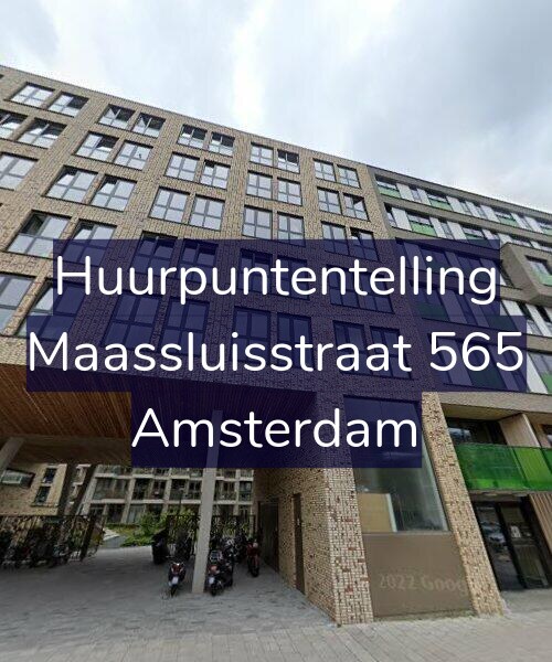 Foto gevel Huurpuntentelling voor Maassluisstraat 565, Amsterdam