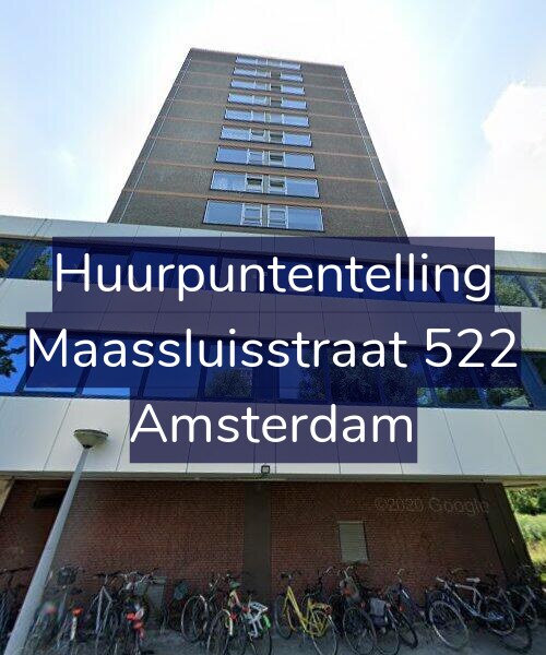 Foto gevel Huurpuntentelling voor Maassluisstraat 522, Amsterdam