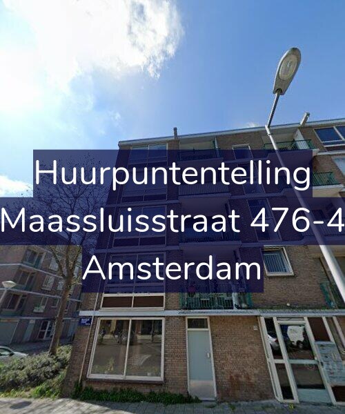 Foto gevel Huurpuntentelling voor Maassluisstraat 476-4, Amsterdam