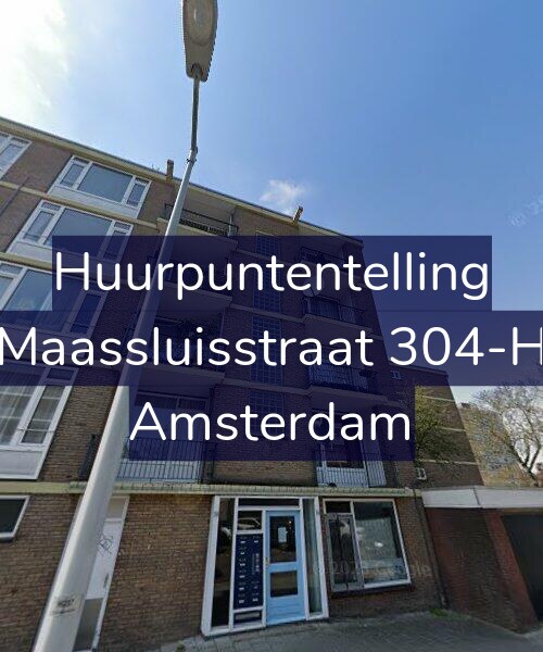 Foto gevel Huurpuntentelling voor Maassluisstraat 304-H, Amsterdam