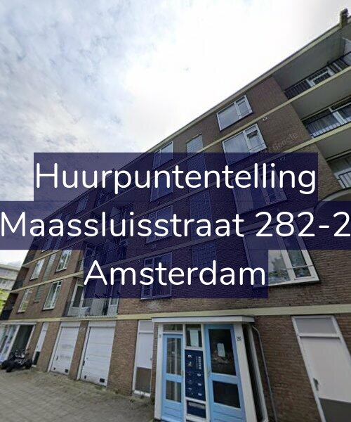Foto gevel Huurpuntentelling voor Maassluisstraat 282-2, Amsterdam