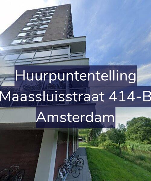 Foto gevel Huurpuntentelling voor Maassluisstraat 414-B, Amsterdam