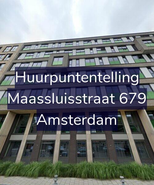 Foto gevel Huurpuntentelling voor Maassluisstraat 679, Amsterdam