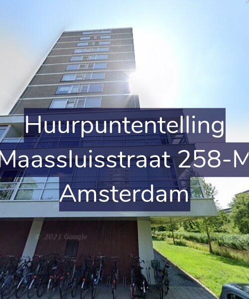 Foto gevel Huurpuntentelling voor Maassluisstraat 258-M, Amsterdam
