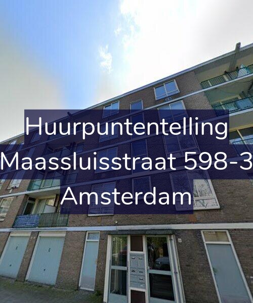 Foto gevel Huurpuntentelling voor Maassluisstraat 598-3, Amsterdam