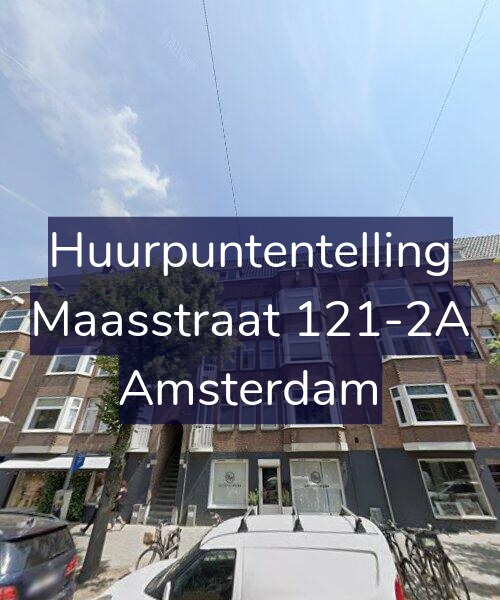 Foto gevel Huurpuntentelling voor Maasstraat 121-2A, Amsterdam
