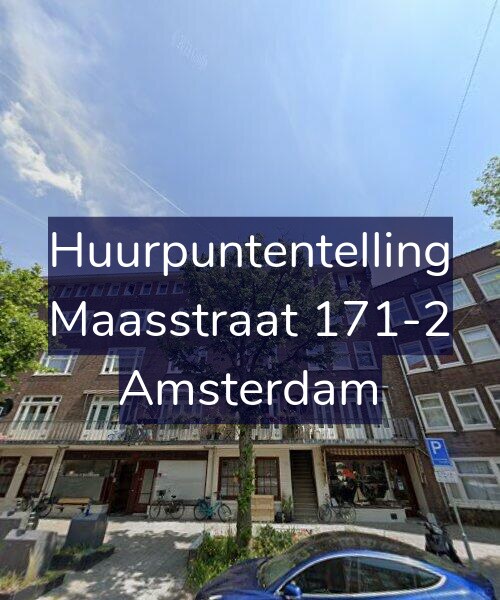 Foto gevel Huurpuntentelling voor Maasstraat 171-2, Amsterdam