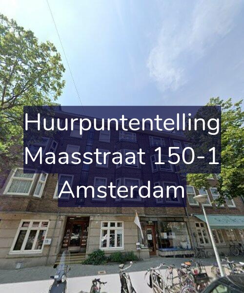 Foto gevel Huurpuntentelling voor Maasstraat 150-1, Amsterdam