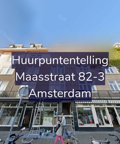 Foto gevel Huurpuntentelling voor Maasstraat 82-3, Amsterdam
