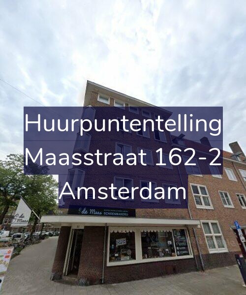 Foto gevel Huurpuntentelling voor Maasstraat 162-2, Amsterdam