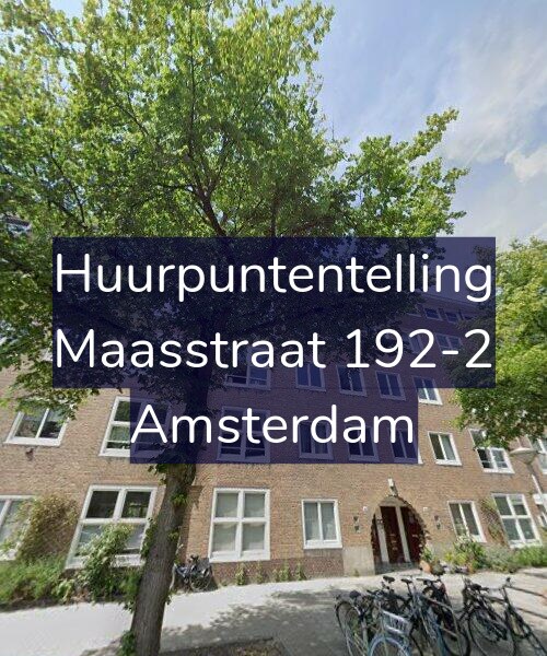 Foto gevel Huurpuntentelling voor Maasstraat 192-2, Amsterdam