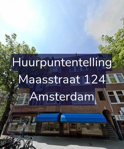 Foto gevel Huurpuntentelling voor Maasstraat 124, Amsterdam