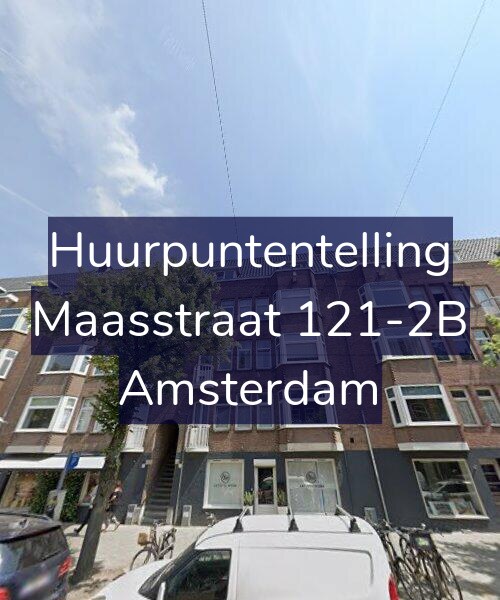 Foto gevel Huurpuntentelling voor Maasstraat 121-2B, Amsterdam