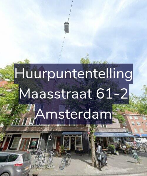 Foto gevel Huurpuntentelling voor Maasstraat 61-2, Amsterdam