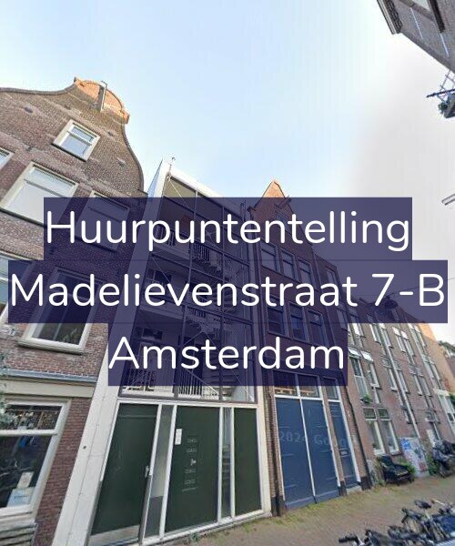 Foto gevel Huurpuntentelling voor Madelievenstraat 7-B, Amsterdam