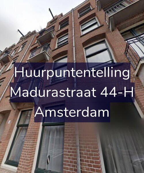 Foto gevel Huurpuntentelling voor Madurastraat 44-H, Amsterdam
