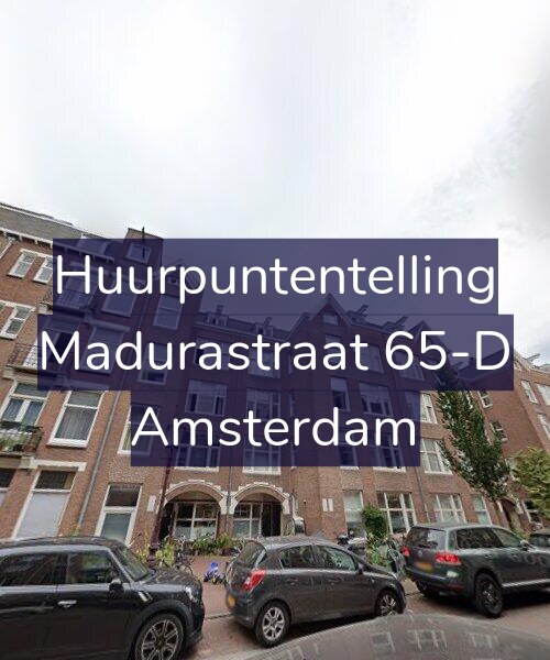 Foto gevel Huurpuntentelling voor Madurastraat 65-D, Amsterdam