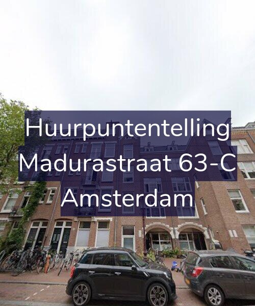 Foto gevel Huurpuntentelling voor Madurastraat 63-C, Amsterdam