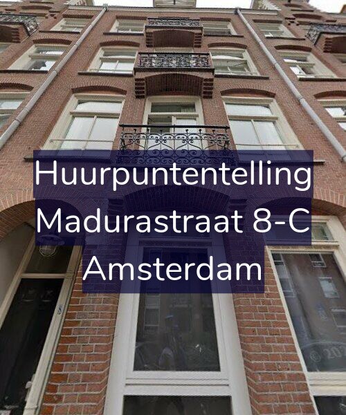 Foto gevel Huurpuntentelling voor Madurastraat 8-C, Amsterdam
