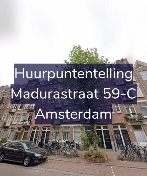Foto gevel Huurpuntentelling voor Madurastraat 59-C, Amsterdam