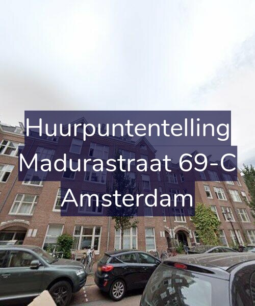 Foto gevel Huurpuntentelling voor Madurastraat 69-C, Amsterdam