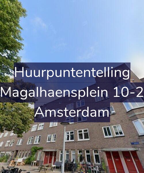 Foto gevel Huurpuntentelling voor Magalhaensplein 10-2, Amsterdam