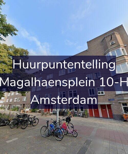Foto gevel Huurpuntentelling voor Magalhaensplein 10-H, Amsterdam