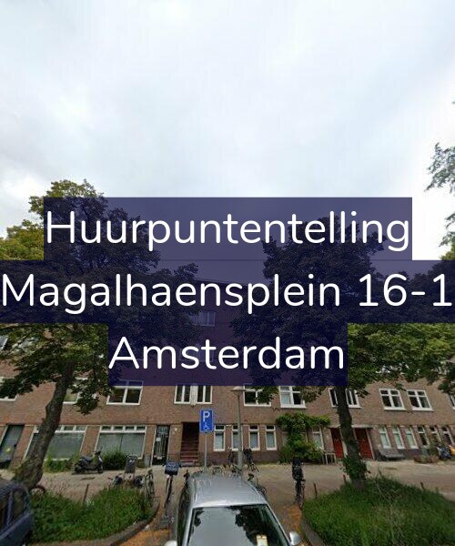 Foto gevel Huurpuntentelling voor Magalhaensplein 16-1, Amsterdam