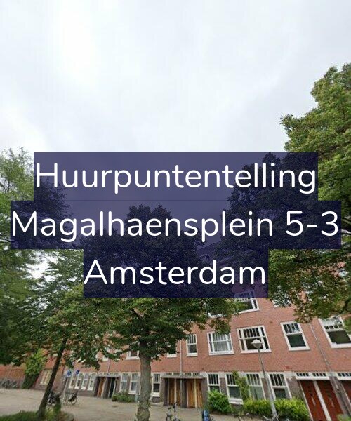 Foto gevel Huurpuntentelling voor Magalhaensplein 5-3, Amsterdam