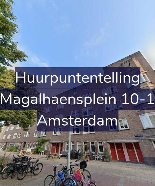 Foto gevel Huurpuntentelling voor Magalhaensplein 10-1, Amsterdam