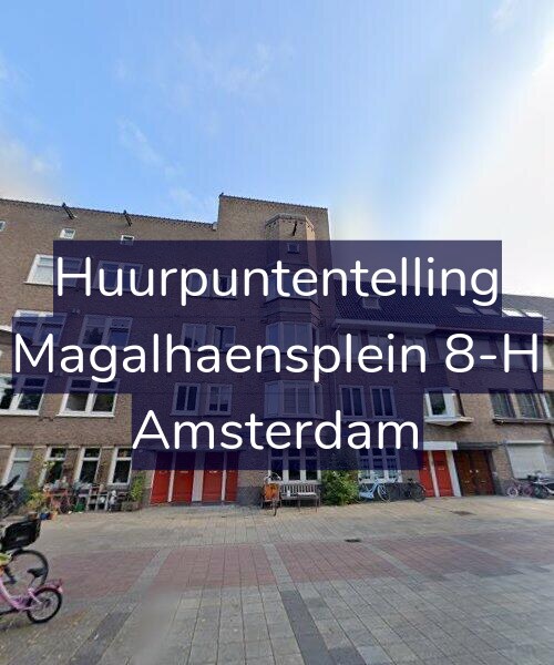 Foto gevel Huurpuntentelling voor Magalhaensplein 8-H, Amsterdam