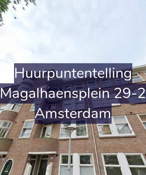 Foto gevel Huurpuntentelling voor Magalhaensplein 29-2, Amsterdam