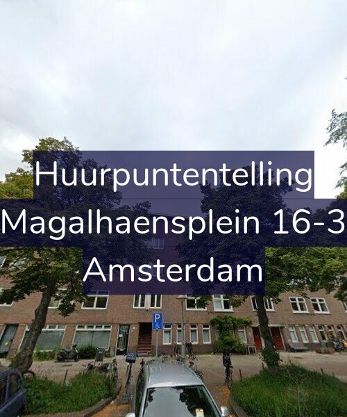 Foto gevel Huurpuntentelling voor Magalhaensplein 16-3, Amsterdam