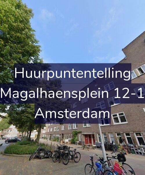Foto gevel Huurpuntentelling voor Magalhaensplein 12-1, Amsterdam