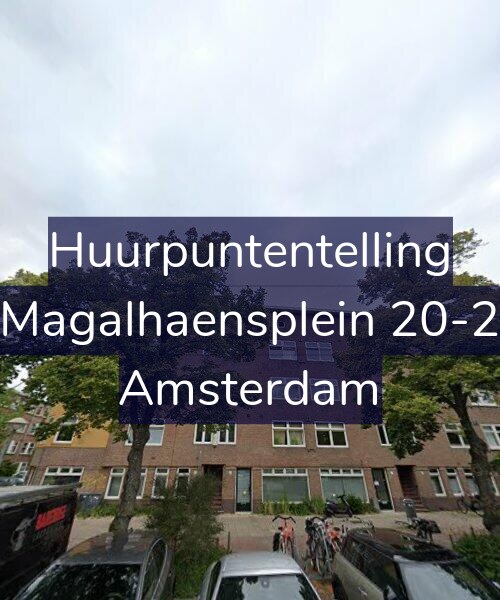 Foto gevel Huurpuntentelling voor Magalhaensplein 20-2, Amsterdam