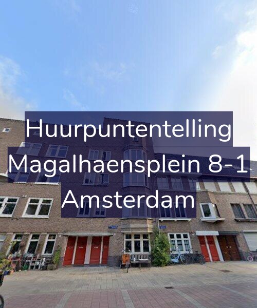 Foto gevel Huurpuntentelling voor Magalhaensplein 8-1, Amsterdam