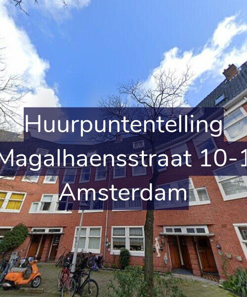 Foto gevel Huurpuntentelling voor Magalhaensstraat 10-1, Amsterdam