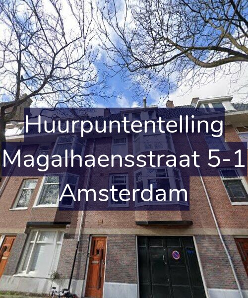 Foto gevel Huurpuntentelling voor Magalhaensstraat 5-1, Amsterdam