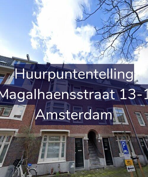 Foto gevel Huurpuntentelling voor Magalhaensstraat 13-1, Amsterdam