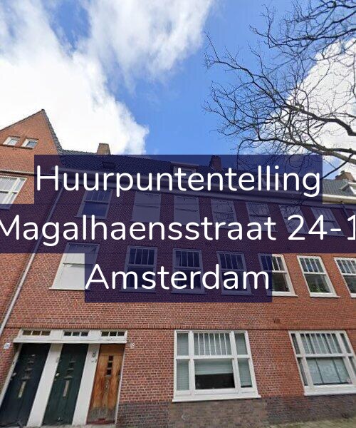 Foto gevel Huurpuntentelling voor Magalhaensstraat 24-1, Amsterdam