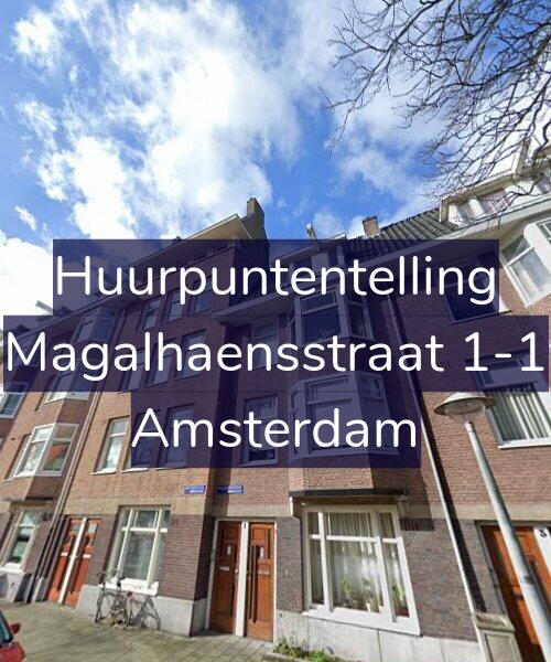 Foto gevel Huurpuntentelling voor Magalhaensstraat 1-1, Amsterdam