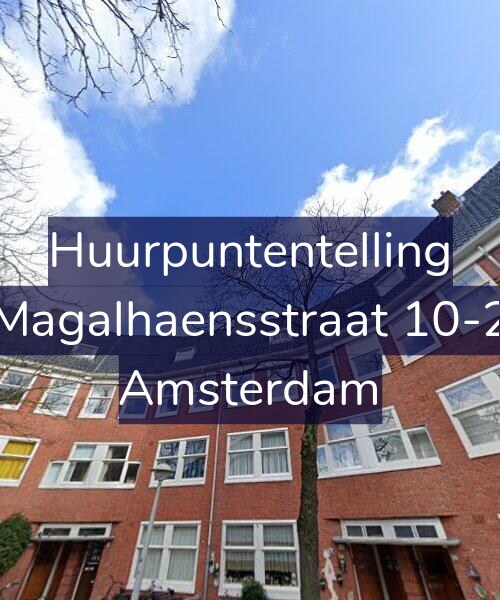 Foto gevel Huurpuntentelling voor Magalhaensstraat 10-2, Amsterdam